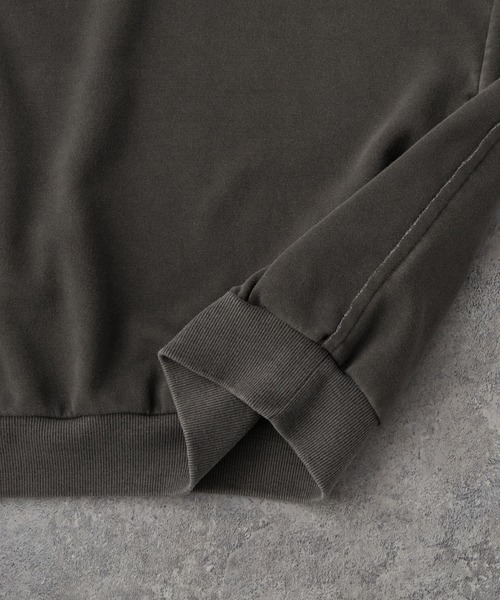 CIYOT（シヨウト）の「【CIYOT-シヨウト-】ヴィンテージメイクシームデザイン ケミカルウォッシュダメージパッチロゴスウェット（スウェット・メンズ・アッシュグレー/ブルー/ワイン/スミクロ・M/L）」の18枚目の写真