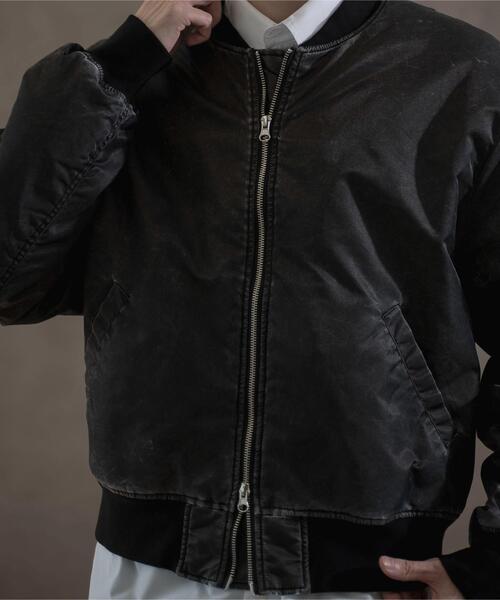 LUCY（ルーシー）の「LUCY/フェードナイロンMA-1（MA-1・メンズ・ブラック系その他・MEDIUM/LARGE）」の14枚目の写真