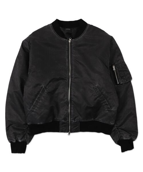 LUCY（ルーシー）の「LUCY/フェードナイロンMA-1（MA-1・メンズ・ブラック系その他・MEDIUM/LARGE）」の4枚目の写真