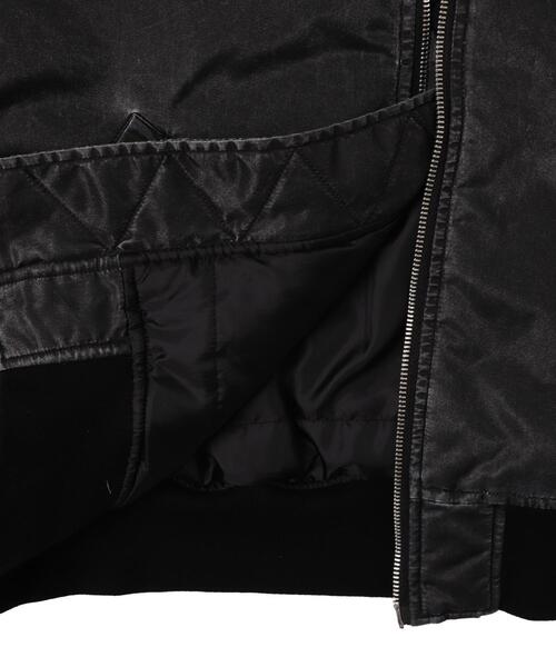 LUCY（ルーシー）の「LUCY/フェードナイロンMA-1（MA-1・メンズ・ブラック系その他・MEDIUM/LARGE）」の11枚目の写真