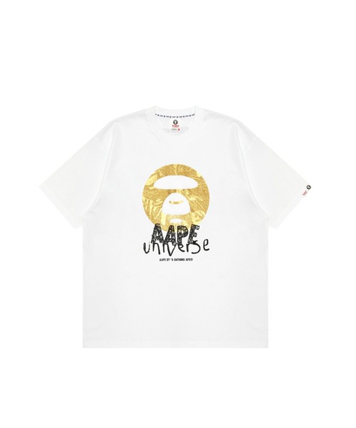 AAPE BY A BATHING APE（エーエイプバイアベイシングエイプ）の「AAPE BASIC TEE（Tシャツ/カットソー・メンズ・ブラック/ホワイト・LARGE/XX-LARGE/MEDIUM/X-LARGE/SMALL）」の2枚目の写真