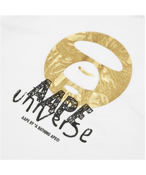 AAPE BY A BATHING APE（エーエイプバイアベイシングエイプ）の「AAPE BASIC TEE（Tシャツ/カットソー・メンズ・ブラック/ホワイト・LARGE/XX-LARGE/MEDIUM/X-LARGE/SMALL）」の4枚目の写真