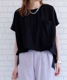 接触冷感ポケット付きBIGTシャツ