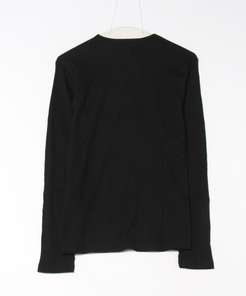 NO WAY(ノーウェイ)の「/Growth by Grail/針抜きVネックL/S-T(Tシャツ/カットソー・メンズ・グレー/レッド/ブラック・LARGE/MEDIUM)」の4枚目の写真
