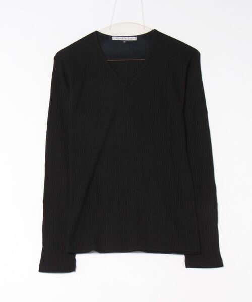 NO WAY(ノーウェイ)の「/Growth by Grail/針抜きVネックL/S-T(Tシャツ/カットソー・メンズ・グレー/レッド/ブラック・LARGE/MEDIUM)」の11枚目の写真