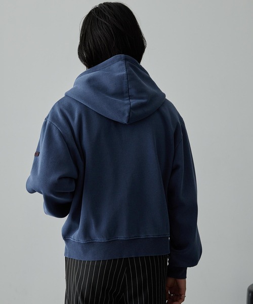 ヴィンテージメイク ラバープレート ショートダブルジップ