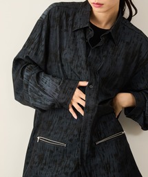 JUNRED | スプレーアートジップポケットシャツ(シャツ/ブラウス)