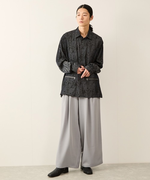 JUNRED（ジュンレッド）の「スプレーアートジップポケットシャツ（シャツ/ブラウス・メンズ・ブラック/ブルー系その他4・S/M/L）」の5枚目の写真