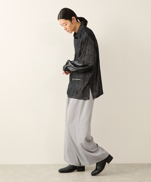 JUNRED（ジュンレッド）の「スプレーアートジップポケットシャツ（シャツ/ブラウス・メンズ・ブラック/ブルー系その他4・S/M/L）」の6枚目の写真