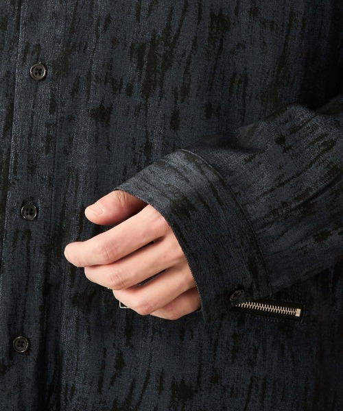 JUNRED（ジュンレッド）の「スプレーアートジップポケットシャツ（シャツ/ブラウス・メンズ・ブラック/ブルー系その他4・S/M/L）」の18枚目の写真