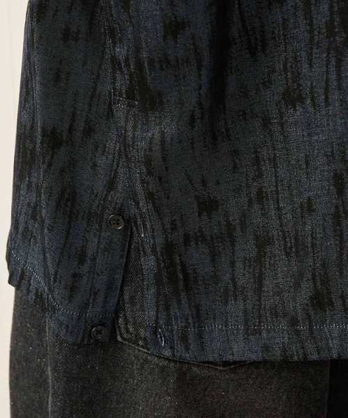 JUNRED（ジュンレッド）の「スプレーアートジップポケットシャツ（シャツ/ブラウス・メンズ・ブラック/ブルー系その他4・S/M/L）」の21枚目の写真