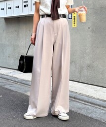 fredy emue | ドライタッチ2タックパンツ(その他パンツ)