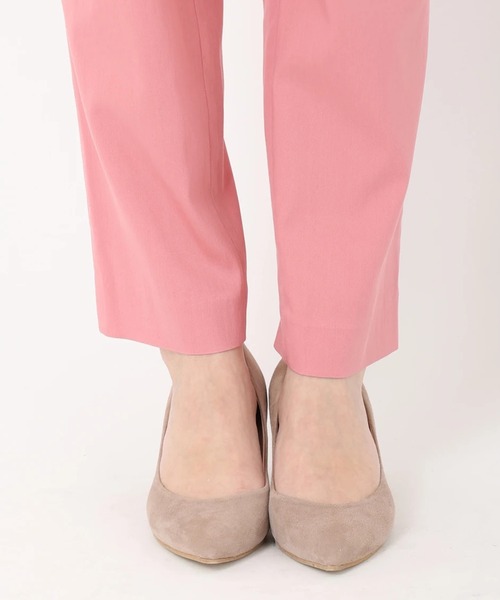 STRAWBERRY-FIELDS(ストロベリーフィールズ)の「タックテーパードパンツ ロングパンツ(その他パンツ・レディース・オフホワイト/ピンク/ダークブルー/ベージュ/ブラック・1/2/0)」の13枚目の写真