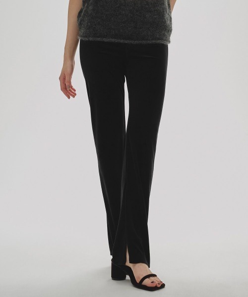 TODAYFUL（トゥデイフル）の「TODAYFUL Velour Slit Leggings ベロア