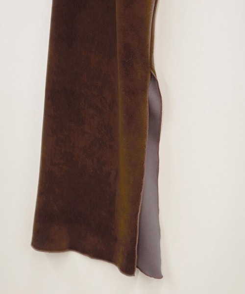 TODAYFUL（トゥデイフル）の「TODAYFUL　Velour Slit Leggings ベロアスリットレギンス/12520707（レギンス/スパッツ・レディース・ブラック・38/36）」の10枚目の写真