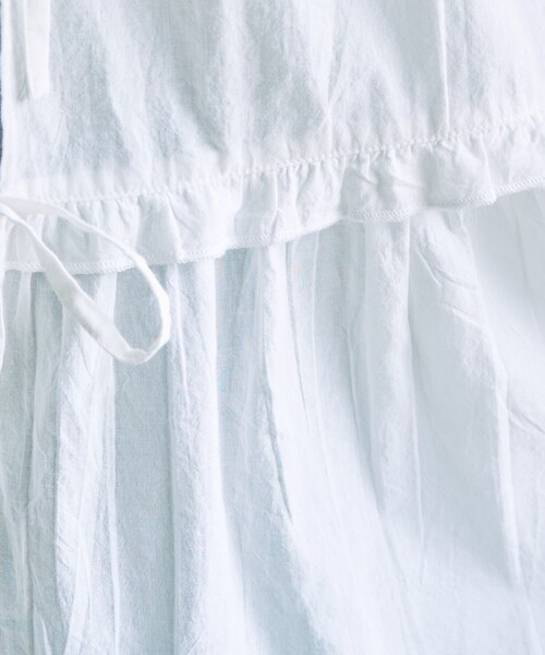 FREAK'S STORE（フリークスストア）の「限定展開　インド リボン キャミ ビスチェ（シャツ/ブラウス・レディース・オフホワイト/ブラック・ﾌﾘ-）」の19枚目の写真