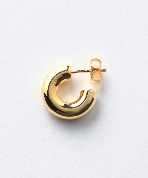 MISSOMA リップル オーバーサイズ スタッド ピアス MISSOMA】リップルオーバーサイズスタッドピアス/ シルバー