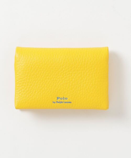【Ralphlauren】機能美を追求したポロプレイレザーカードケース Polo ID レザー フォールドオーバー カード ケース | POLO