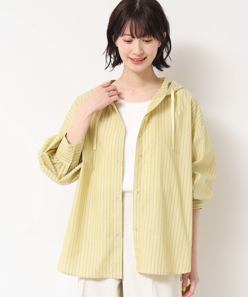 Dessin / デッサン 【洗える・4サイズ展開】ロゴ入りブラウス（XS〜L） 洗える・4サイズ展開】ロゴ入りブラウス（XS～L）（シャツ
