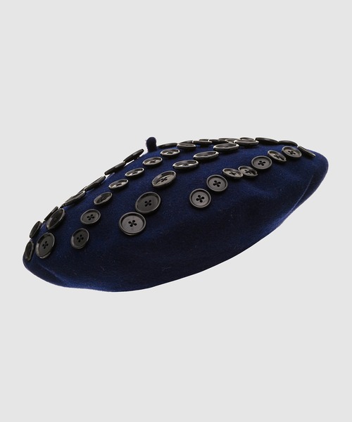 TAKAHIROMIYASHITATheSoloIst.（タカヒロミヤシタザソロイスト）の「beret.(13.5inc) "super lujo"（ハンチング/ベレー帽・メンズ・ネイビー/レッド/ブラック・ONE SIZE）」の4枚目の写真