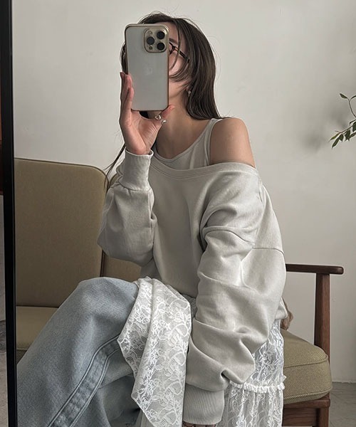 WILLFULLY（ウィルフリー）の「tank layered like sweat tops（Tシャツ