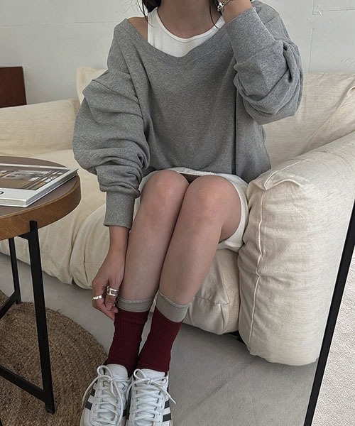 WILLFULLY（ウィルフリー）の「tank layered like sweat tops（Tシャツ