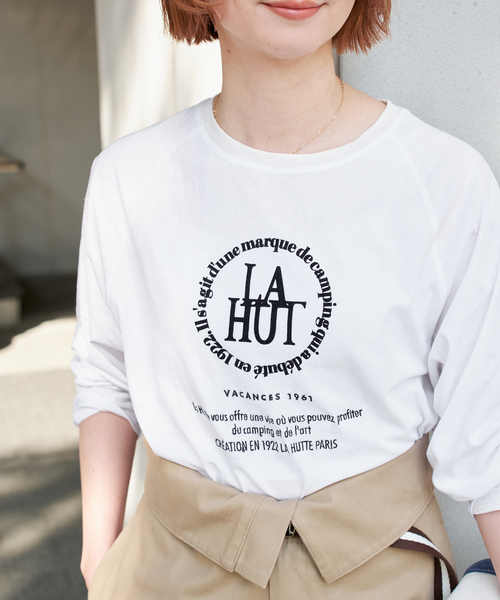 セール】La Hutte / ラ ユット ロゴラグランTee（Tシャツ
