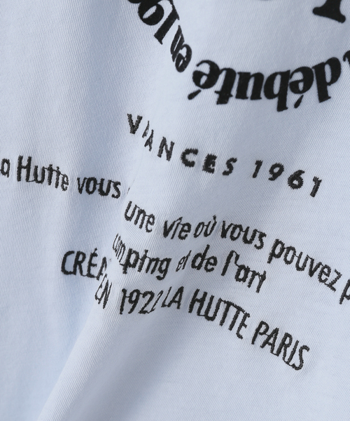 セール】La Hutte / ラ ユット ロゴラグランTee（Tシャツ