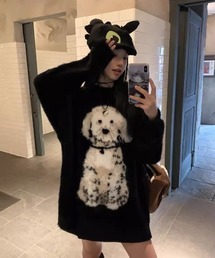 【LAMPOON】シャギードッグニット