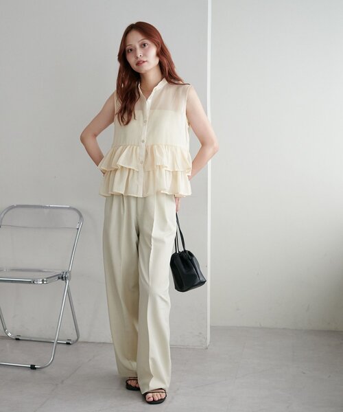 S～Lサイズ展開】2タックワイドパンツ《WEB限定》（その他パンツ