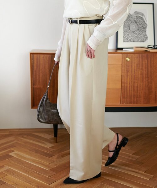 S～Lサイズ展開】2タックワイドパンツ《WEB限定》（その他パンツ
