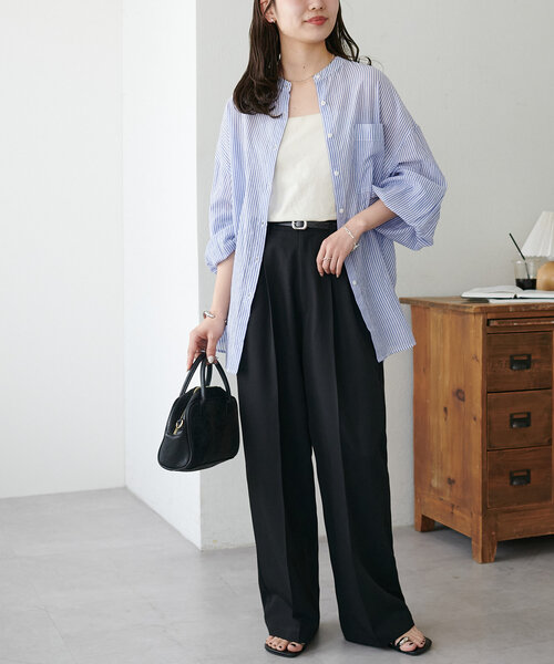 Iv.2vision様 パンツL yohji yamamoto - C/L S.T B Z-STRIPE COIN POCKET WIDE PANTS (BLACK