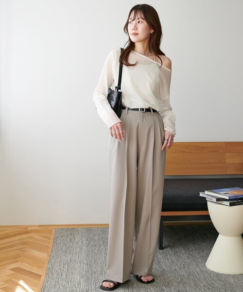 クラシックス２　デイリーデリバリー全６色 セール】【S～Lサイズ展開】2タックワイドパンツ《WEB限定