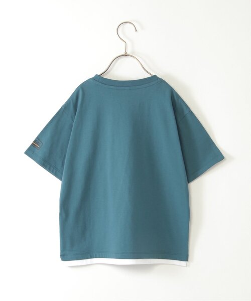 ikka(イッカ)の「裾レイヤープリントアソートTシャツ 2(120~160cm)(Tシャツ/カットソー・キッズ・ダークグレー/ダークオリーブ/エメラルドブルー/オフホワイト・120/130/140/150/160)」の10枚目の写真