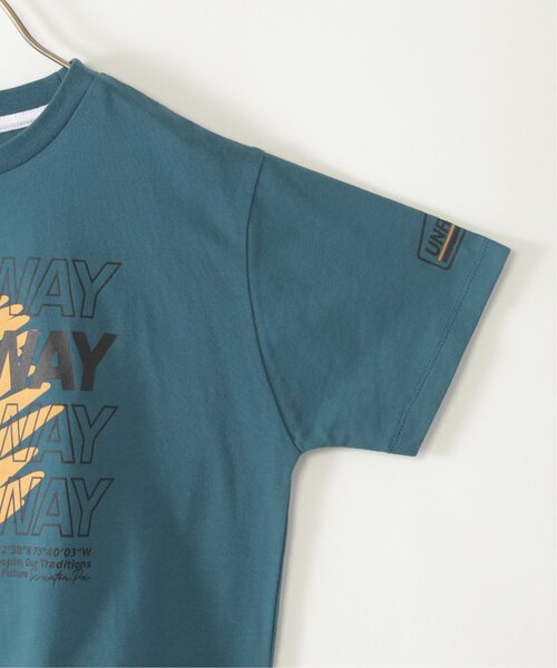 ikka(イッカ)の「裾レイヤープリントアソートTシャツ 2(120~160cm)(Tシャツ/カットソー・キッズ・ダークグレー/ダークオリーブ/エメラルドブルー/オフホワイト・120/130/140/150/160)」の11枚目の写真