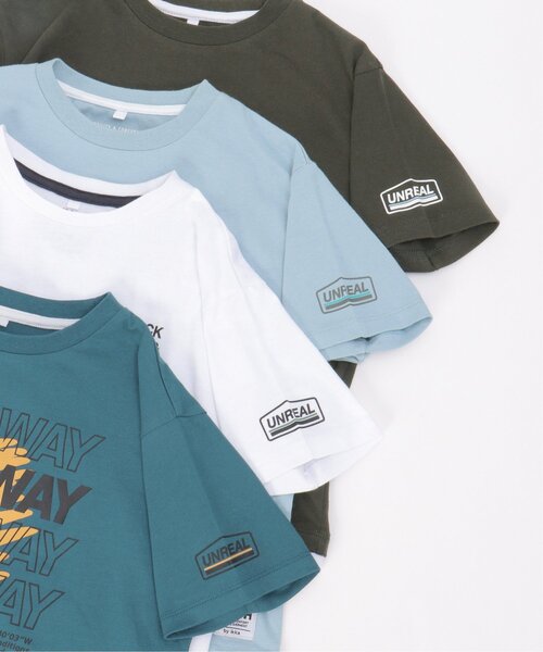 ikka(イッカ)の「裾レイヤープリントアソートTシャツ 2(120~160cm)(Tシャツ/カットソー・キッズ・ダークグレー/ダークオリーブ/エメラルドブルー/オフホワイト・120/130/140/150/160)」の22枚目の写真