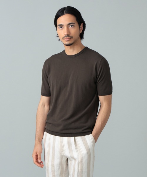 ROBERTO COLLINA / コットン クルーネック ニット（Tシャツ