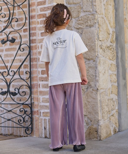Piet（ピエット）の「プリーツ リラックス パンツ（その他パンツ・キッズ・オフホワイト/ピンク/ブラウン/ブラック/レオパード/グレー・110/120/100/130）」の7枚目の写真