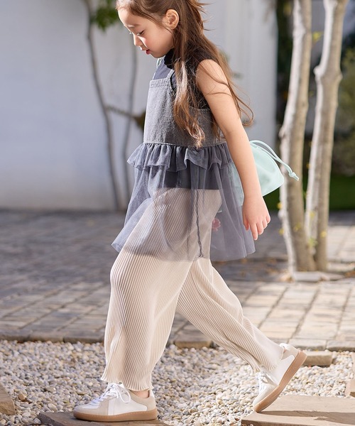 Piet（ピエット）の「プリーツ リラックス パンツ（その他パンツ・キッズ・オフホワイト/ピンク/ブラウン/ブラック/レオパード/グレー・110/120/100/130）」の17枚目の写真