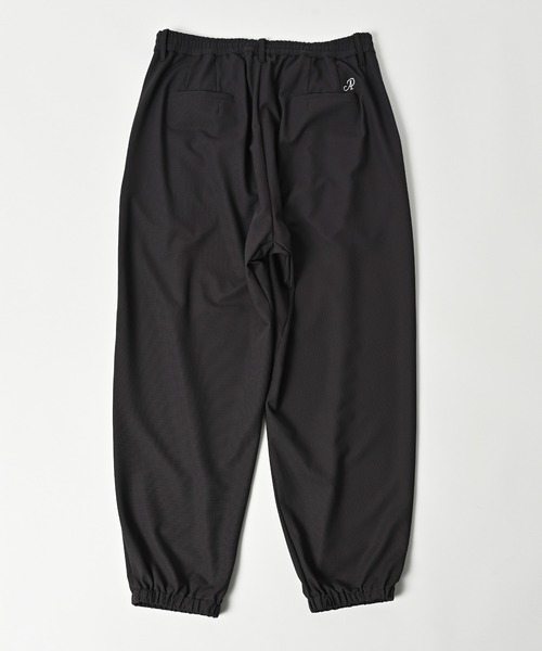 ADAM PATEK（アダムパテック）の「【ADAMPATEK/アダムパテック】ripple tuck relax pants/リップル タック入りリラックスパンツ（その他パンツ・メンズ・チャコールグレー/ブラック・2/1）」の6枚目の写真