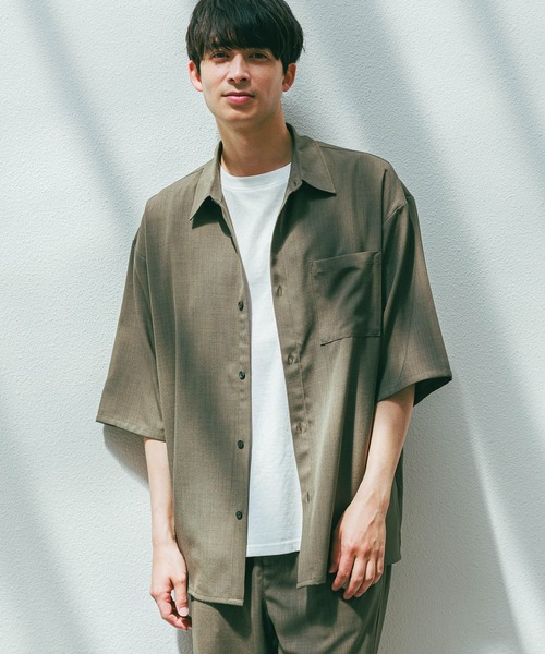 LAKOLE(ラコレ)の「【吸水速乾】DRYレギュラーシャツ半袖 / 289689(シャツ/ブラウス・メンズ・ブラック/ブルー/ライトグレー/グリーン/ホワイト/チャコール/オレンジ・SMALL/MEDIUM/LARGE/X-LARGE)」の5枚目の写真