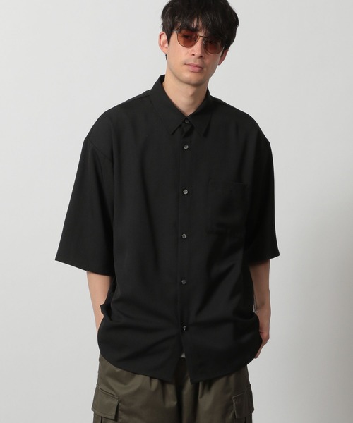 LAKOLE(ラコレ)の「【吸水速乾】DRYレギュラーシャツ半袖 / 289689(シャツ/ブラウス・メンズ・ブラック/ブルー/ライトグレー/グリーン/ホワイト/チャコール/オレンジ・SMALL/MEDIUM/LARGE/X-LARGE)」の9枚目の写真