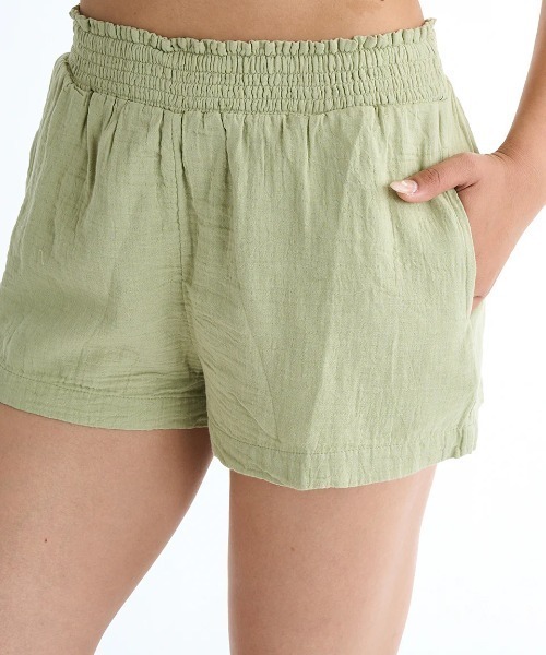 BILLABONG(ビラボン)の「BILLABONG レディース 【TROPICAL HIGHS】 IN THE WAVES SHORT ショートパンツ 【2025年春夏モデル】/ビラボンショートパンツ(その他パンツ・レディース・ホワイト/ライトパープル/グリーン系その他・X-SMALL/SMALL)」の10枚目の写真
