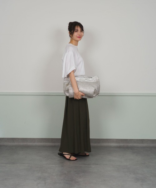 marco masi(マルコマージ)の「【MARCO MASI/マルコ・マージ】かごバッグ ショルダーバッグ(かごバッグ・レディース・シルバー/ベージュ×ブラック・FREE)」の13枚目の写真