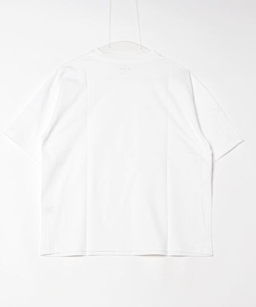 three dots（スリードッツ）の「パウダリーコットン ルーズTシャツ【吸水速乾・UVカット】（Tシャツ/カットソー・レディース・ブラック/ホワイト/ダークネイビー/ライトグレー・SMALL/X-SMALL）」の12枚目の写真