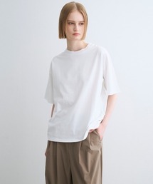 パウダリーコットン ルーズTシャツ【吸水速乾・UVカット】