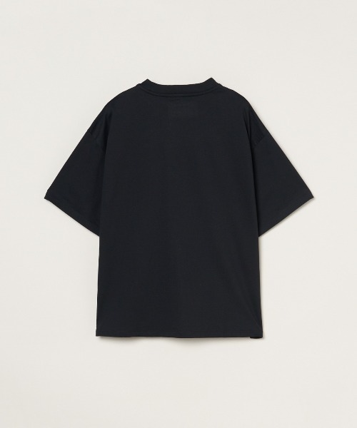 three dots（スリードッツ）の「パウダリーコットン ルーズTシャツ【吸水速乾・UVカット】（Tシャツ/カットソー・レディース・ブラック/ホワイト/ダークネイビー/ライトグレー・SMALL/X-SMALL）」の10枚目の写真