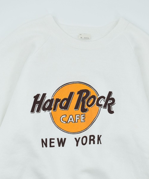 VINTAGE（ヴィンテージ）の「【ヴィンテージ古着】90’s HARD ROCK CAFE 企業ロゴ スウェット（スウェット・メンズ・ホワイト・X-LARGE）」の2枚目の写真