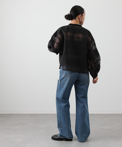 COLONY 2139（コロニートゥーワンスリーナイン）の「ダメージデニムパンツ（デニムパンツ・レディース・ブルー/サックスブルー/ブラック/ライトグレー/ダークブルー・LARGE/MEDIUM/SMALL）」の20枚目の写真