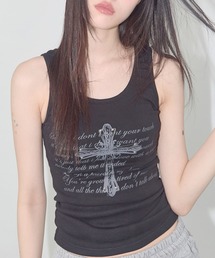 FANCY CLUB | FANCY CLUB／クロススリーブレス(Tシャツ/カットソー)